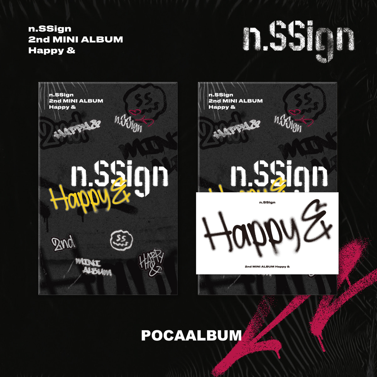 [POCA] n.SSign - 2nd mini album [Happy &amp;] (POCAALBUM)