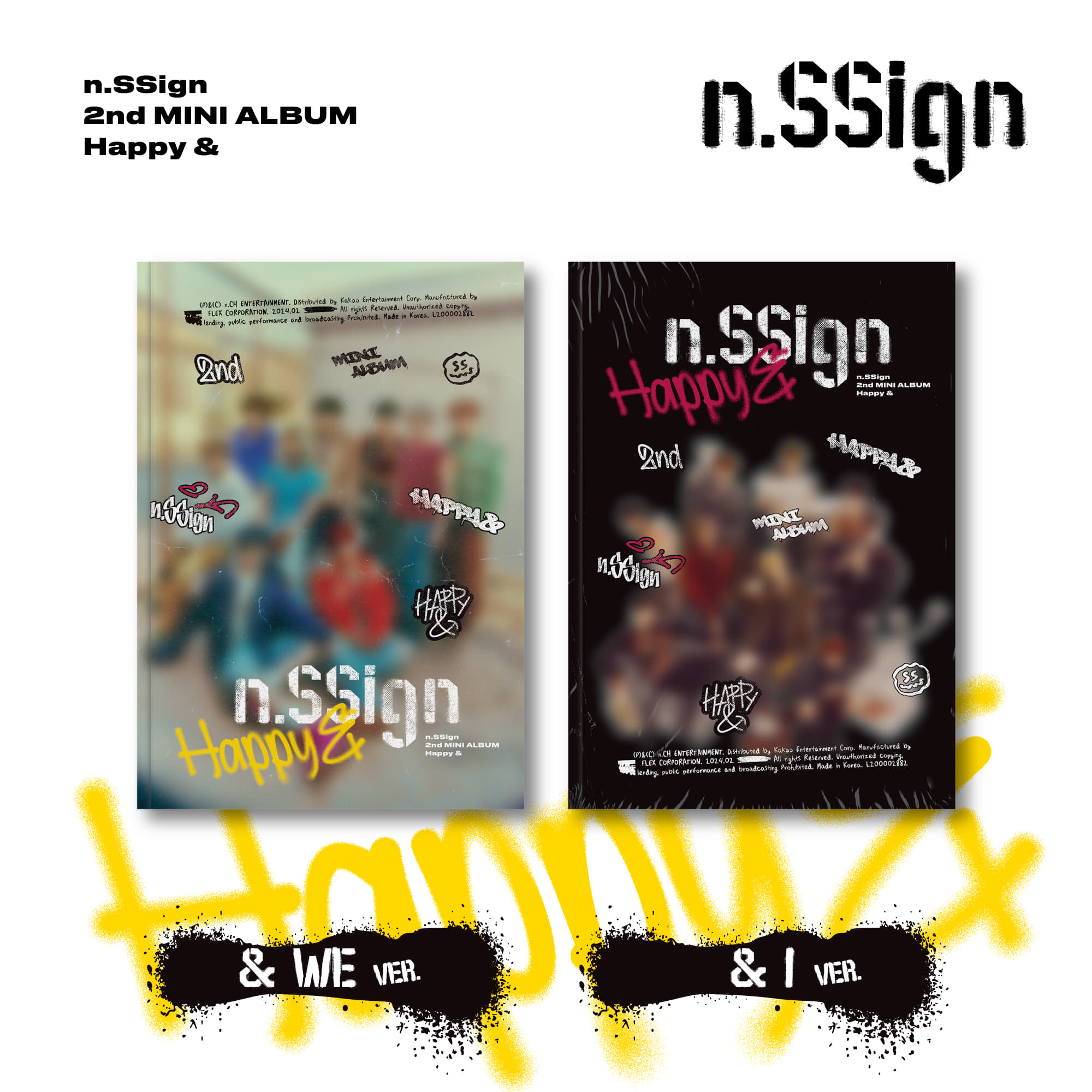 n.SSign - 2nd mini album [Happy &amp;] Random