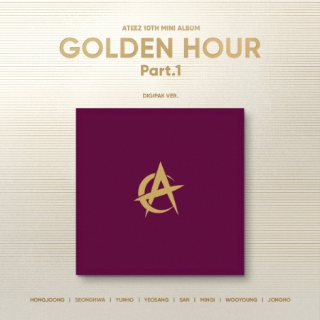 ATEEZ - ミニ10集 [GOLDEN HOUR:Part.1] （Digipak VER.） ランダム