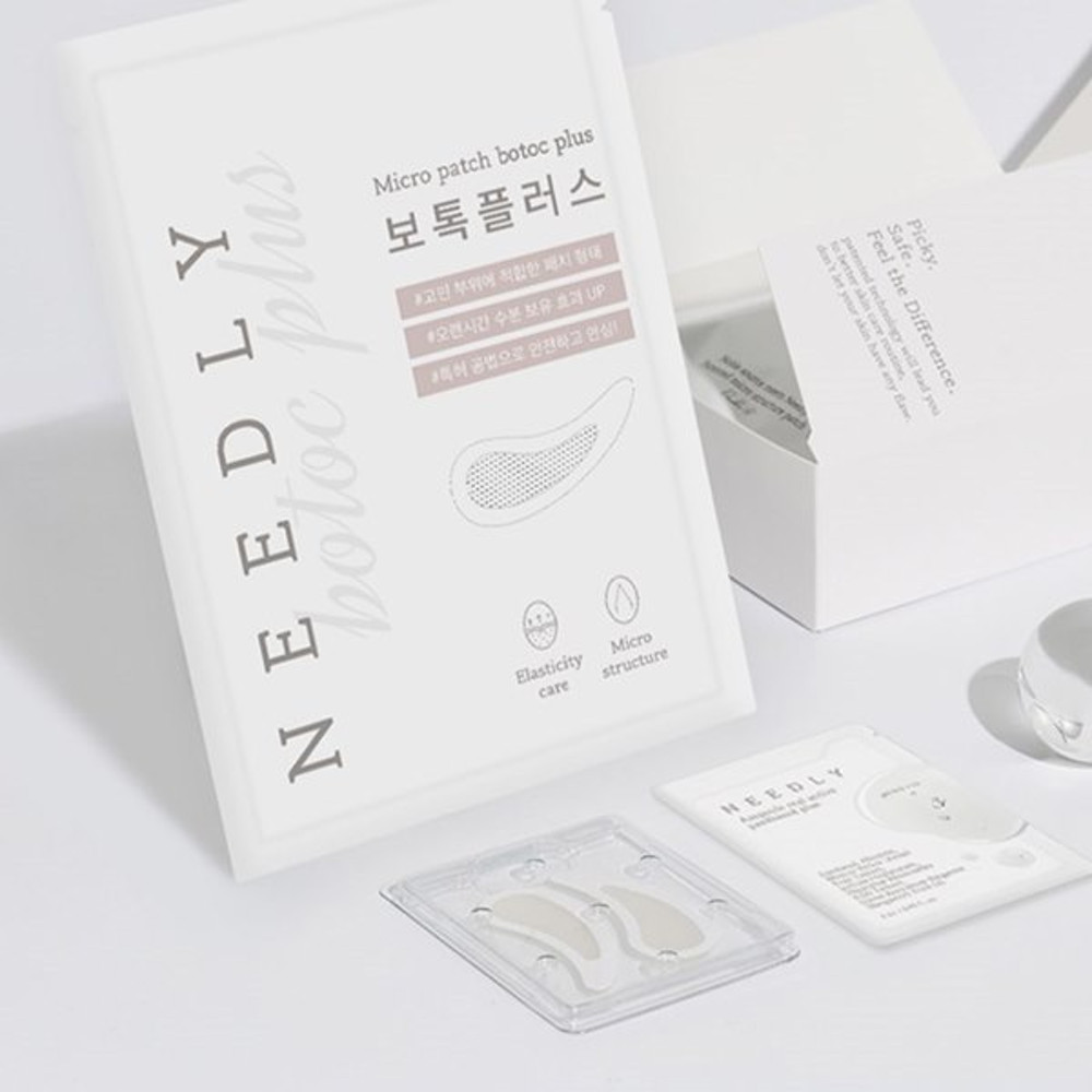 Needley Botox Plus 6-week Program Wrinkle Whitening Improvement Patch 12 Sets + Ample 12 Units